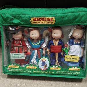 Madeline International Traveler Doll Set NWT
